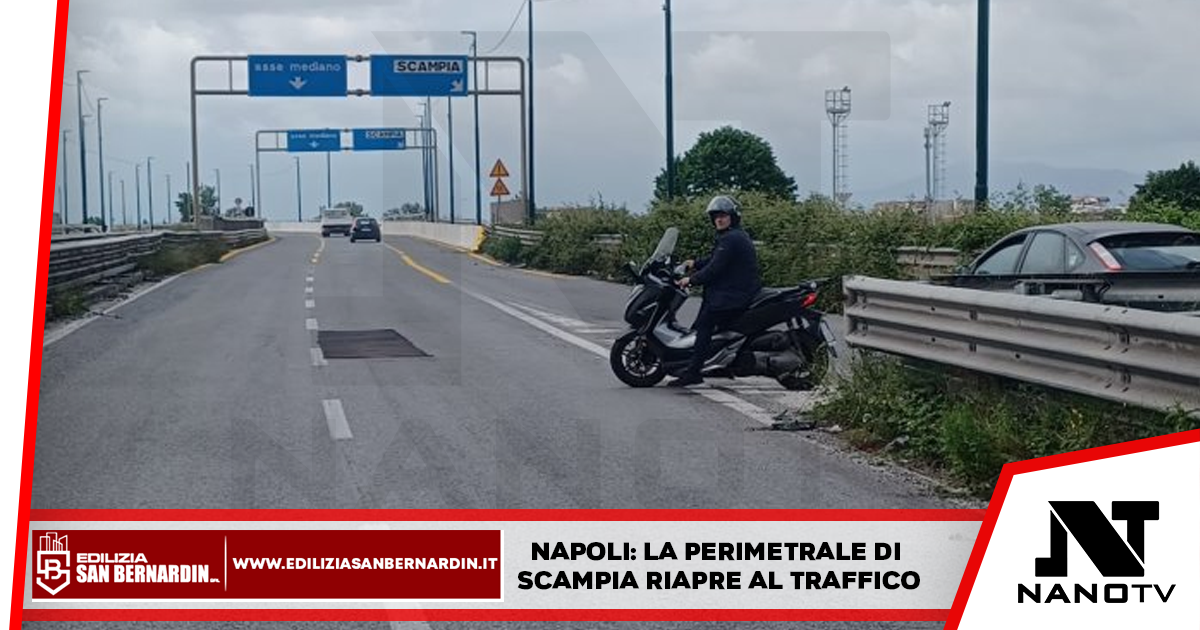 Napoli: la perimetrale di Scampia riapre al traffico