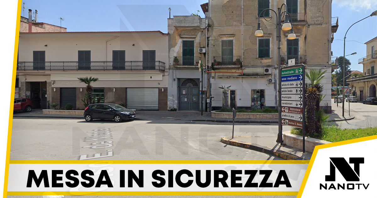 Afragola, messa in sicurezza e contestuale sgombero del fabbricato a P.zza E. Gianturco 34