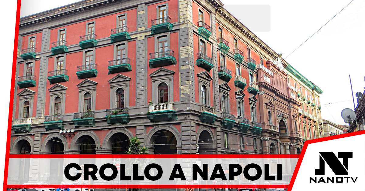 Crollo del cornicione della Galleria Principe