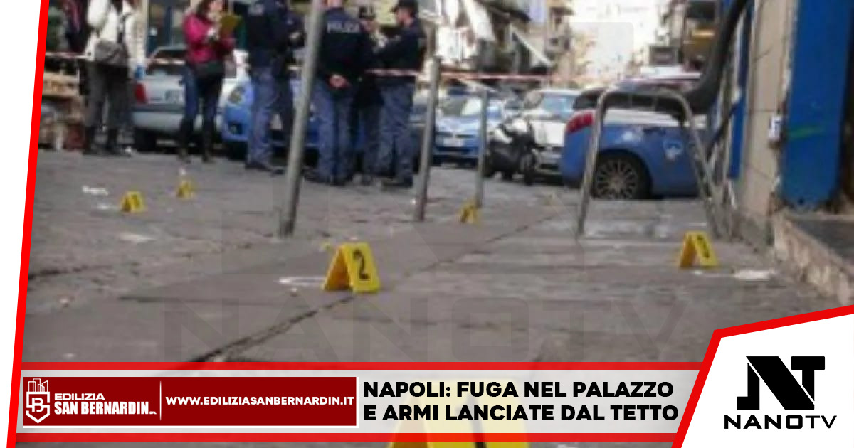 Napoli: fuga nel palazzo e armi lanciate dal tetto