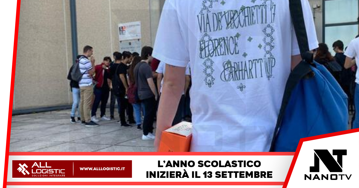 Campania: il prossimo anno scolastico si torna in aula il 13 Settembre