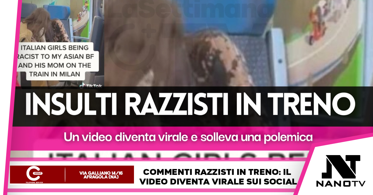 Insulti razzisti in treno: il video diventa virale sui social