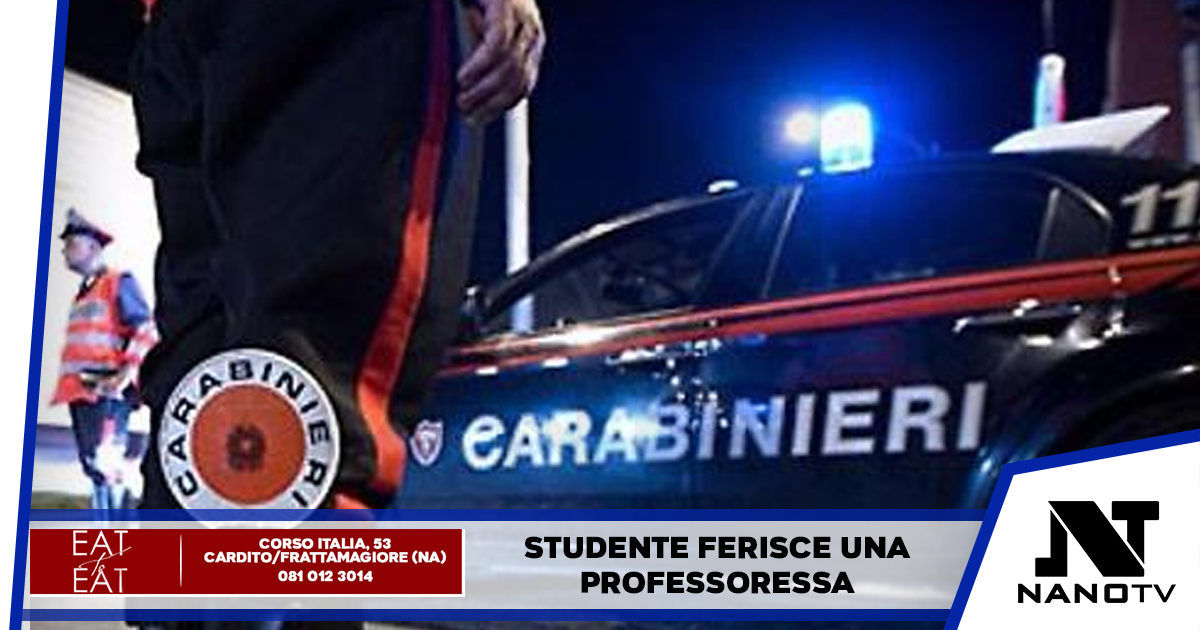 Una professoressa ferita da uno studente nel Milanese, non è grave