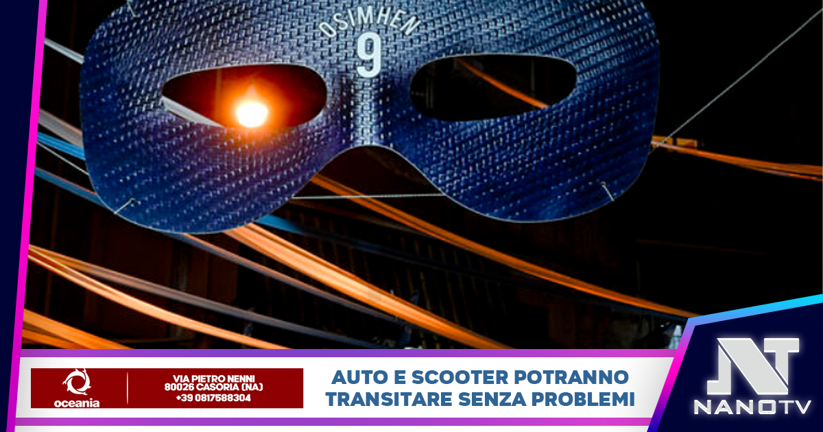 Festa Scudetto: nessun fermo alla circolazione di auto e scooter