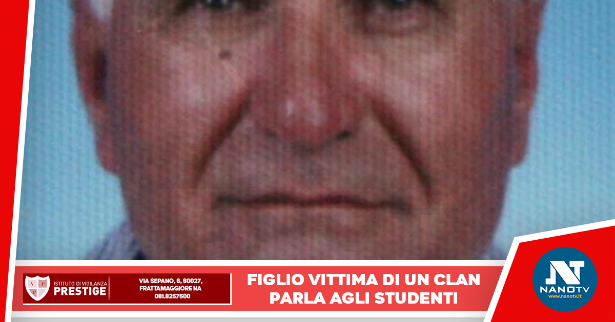 Castel Volturno: figlio di una vittima di camorra incontra gli studenti