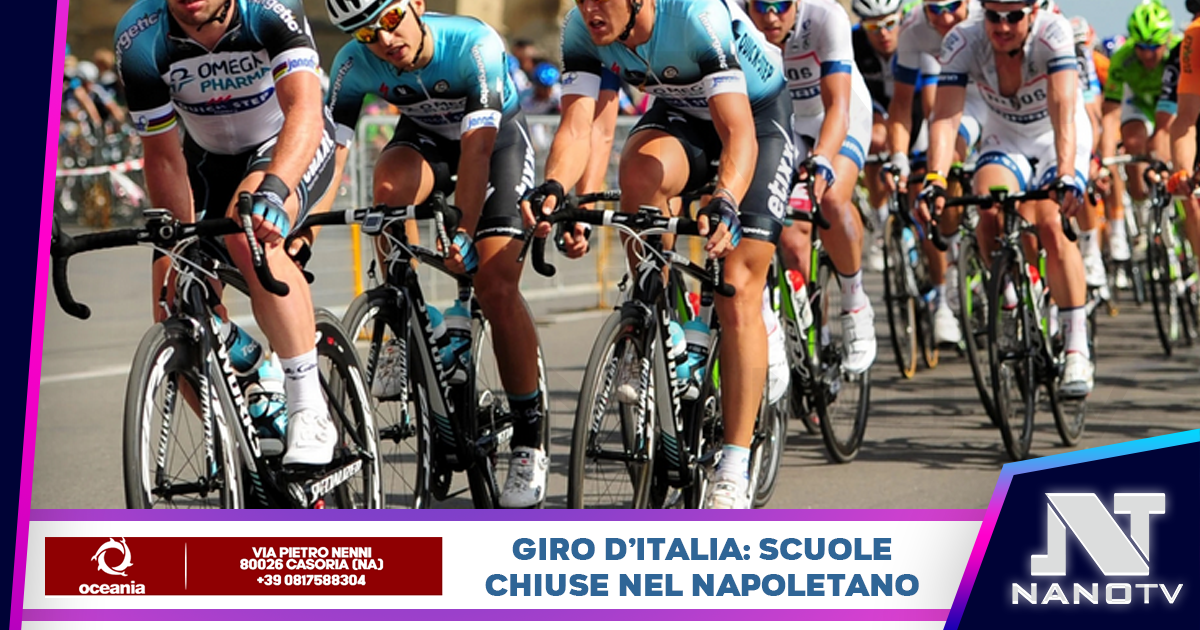 Giro d’Italia: alcune scuole resteranno chiuse a Napoli