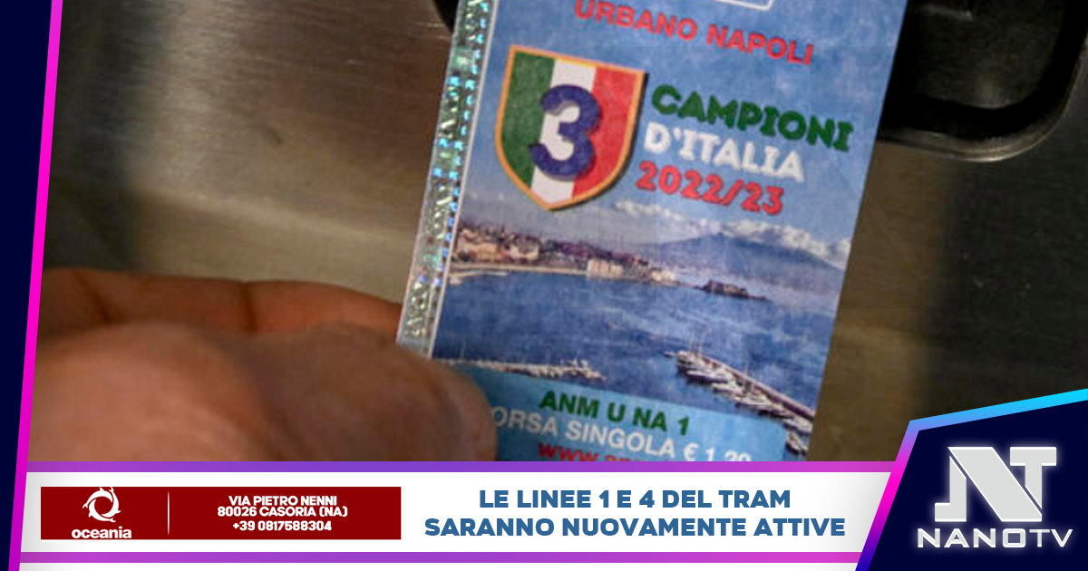 Le linee tranviarie 1 e 4 riapriranno