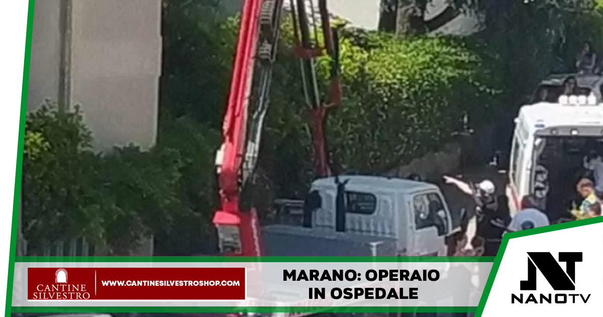 Marano: operaio in ospedale