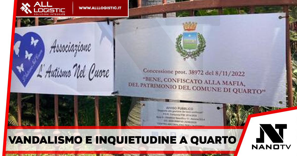 Attacco vandalico alla sede per bambini autistici: un gesto inquietante a Quarto