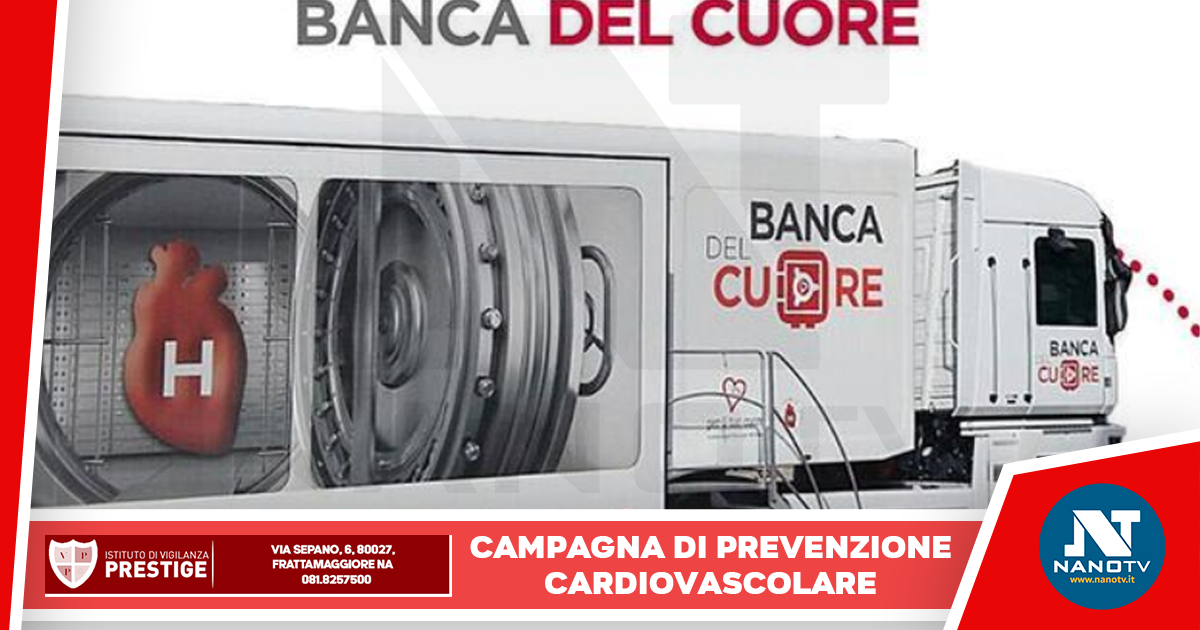 Esami cardiologici gratuiti e un bancomat del cuore in 26 città con “Truck Tour Banca del Cuore 2023”