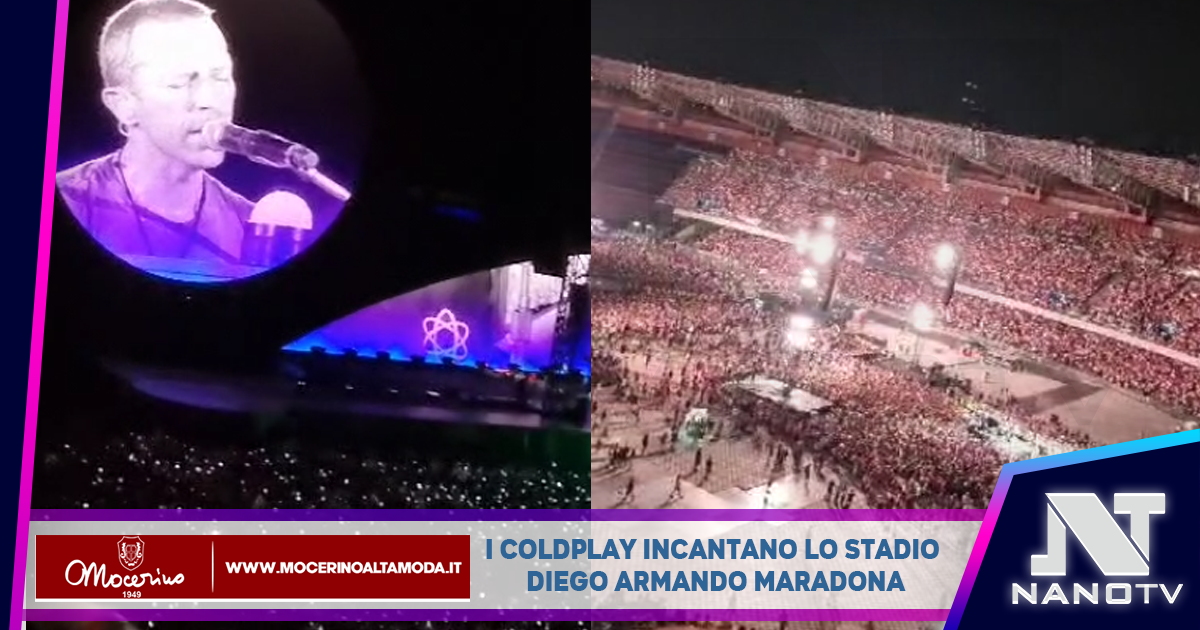 I Coldplay incantano lo Stadio Diego Armando Maradona