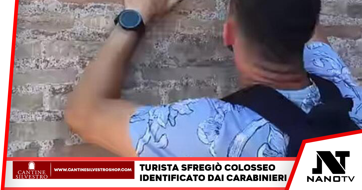 Roma: turista incise nome sulle mura del Colosseo, identificato dai carabinieri