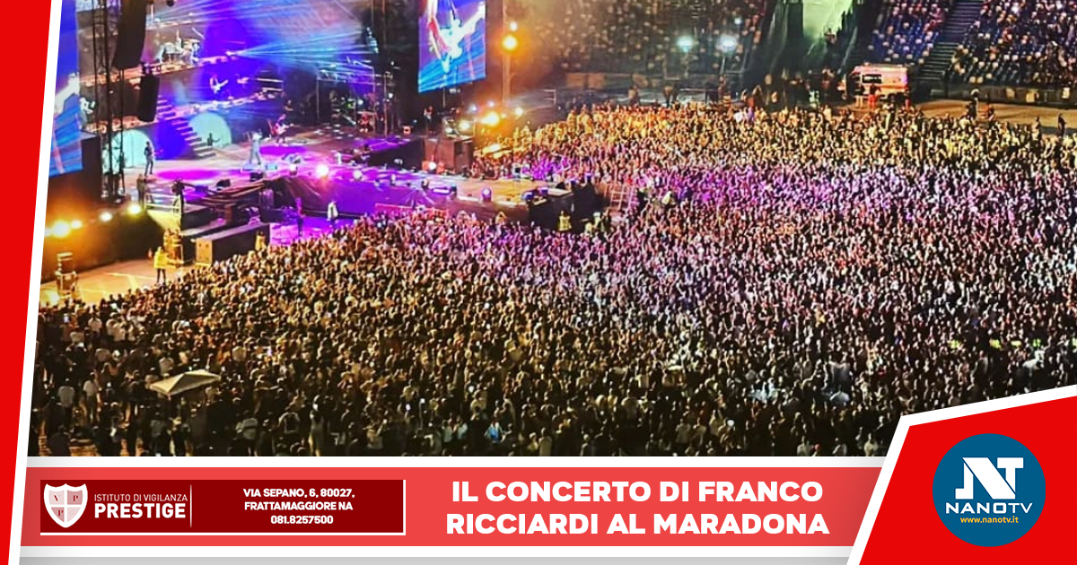 Franco Ricciardi al Maradona: il cantautore Napoletano che unisce generazioni e luoghi