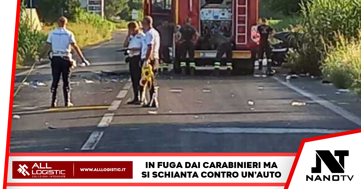 Pesaro: Bmw sfugge all’alt dei Carabinieri e si scontra con un’altra auto, muore donna 32enne