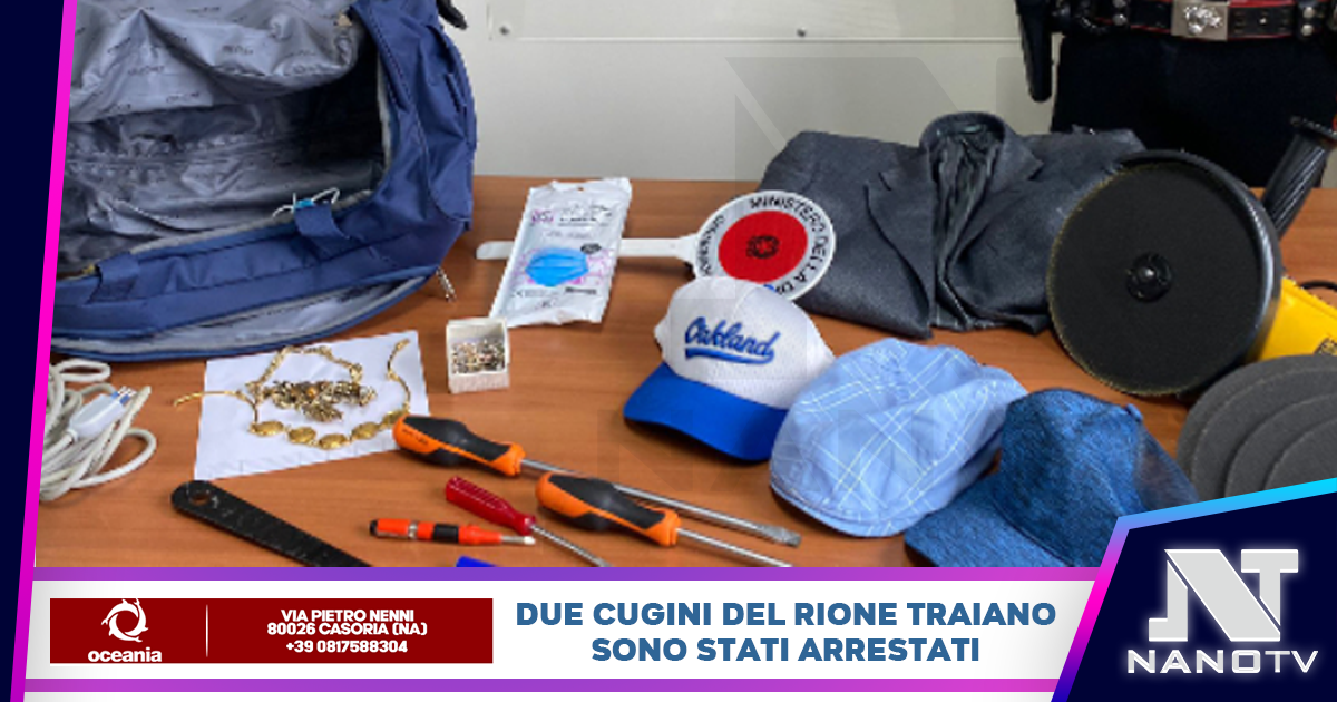 Furto in un’abitazione: due persone sono state arrestate