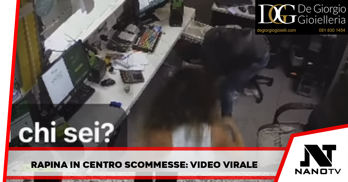 Rapina in agenzia scommesse, paura a Portici