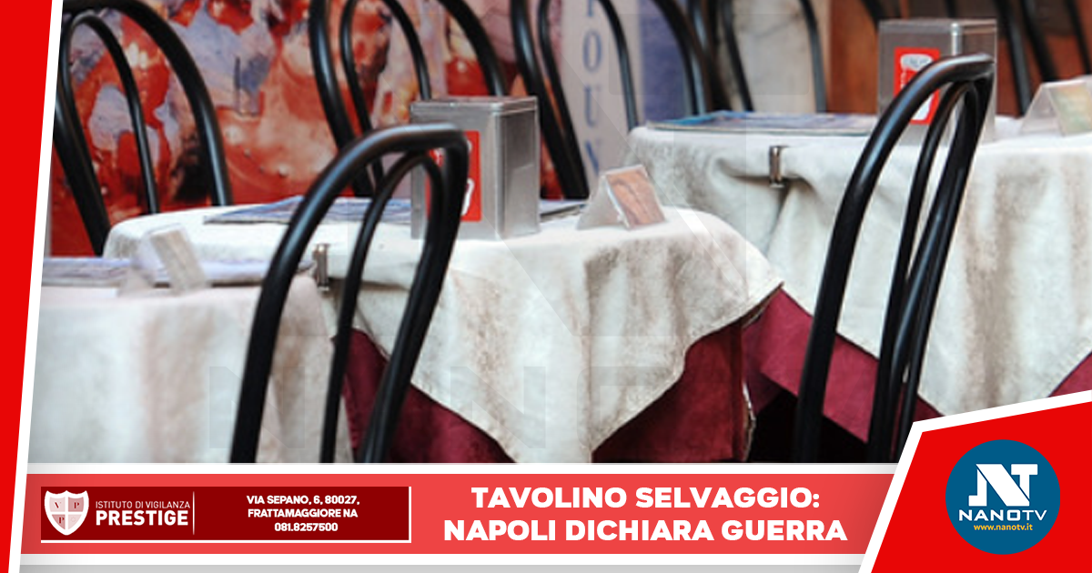 Napoli: Il comune di Napoli dichiara guerra al “tavolino selvaggio”