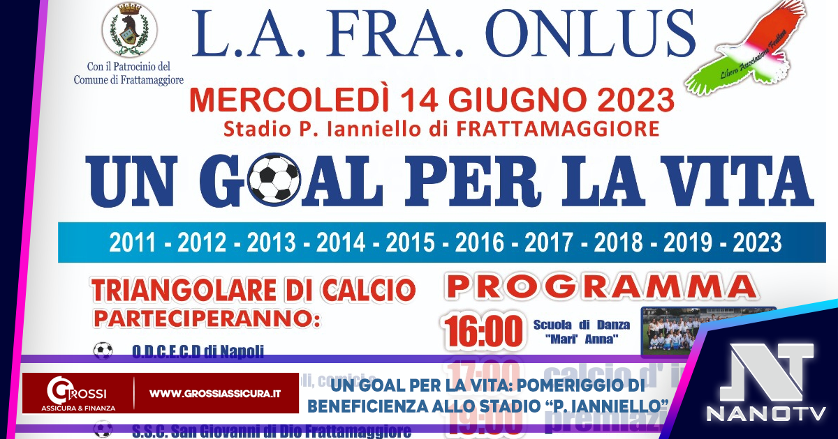 UN GOAL PER LA VITA