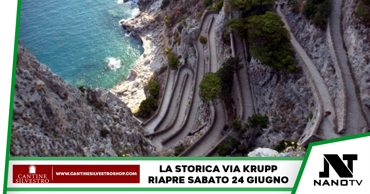Capri: la storica Via Krupp è pronta per la riapertura