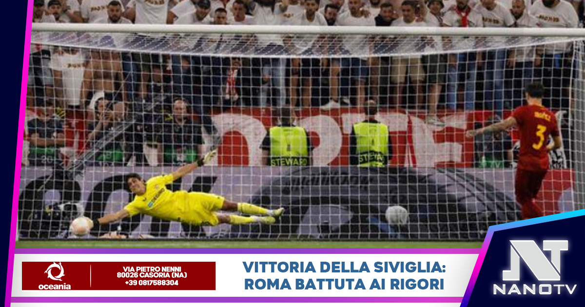 Calcio, Europa League: Roma tradita dai rigori, la festa è del Siviglia che alza la coppa