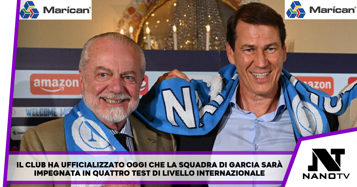 Calcio: Napoli, quattro amichevoli in ritiro a Castel di Sangro. Si parte il 29 luglio con turchi Hatayspor