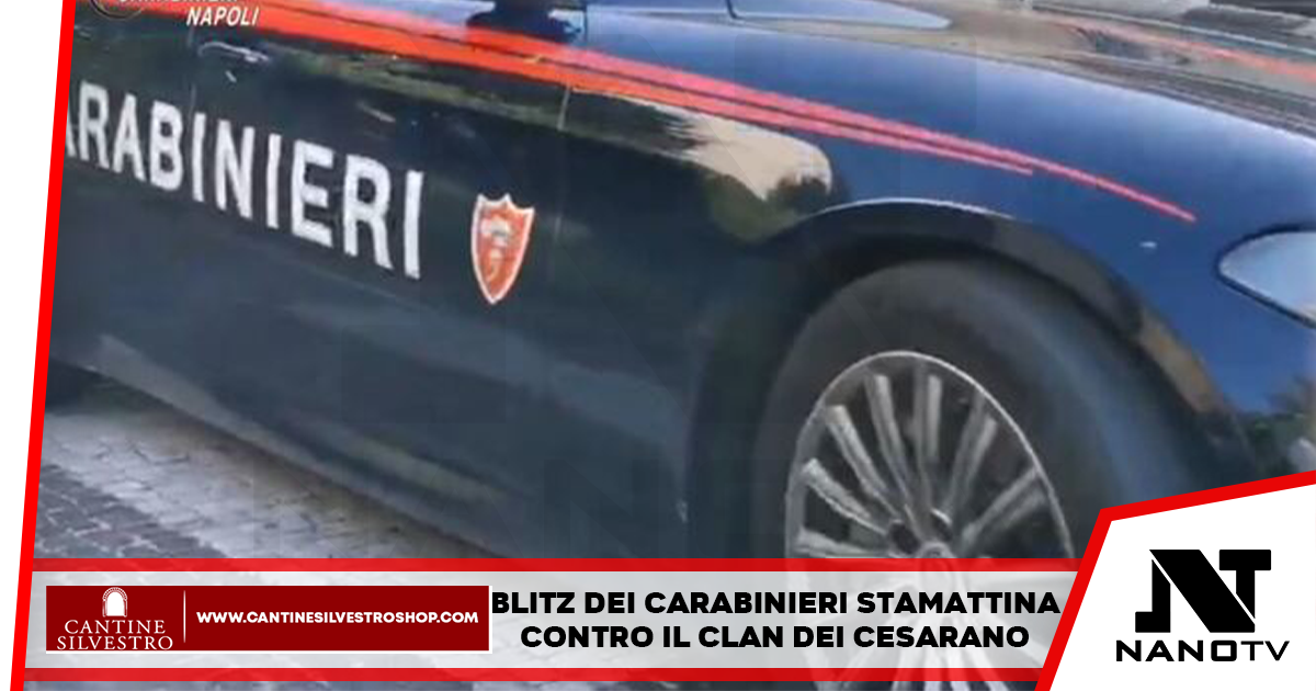 Castellammare di Stabia: Blitz di Carabinieri e Dda contro il clan Cesarano, 18 misure cautelari eseguite