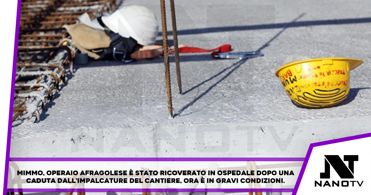 Cade un operaio afragolese a Volla, ferito gravemente: la comunita’ religiosa di Sant’Antonio chiede di pregare per l’uomo