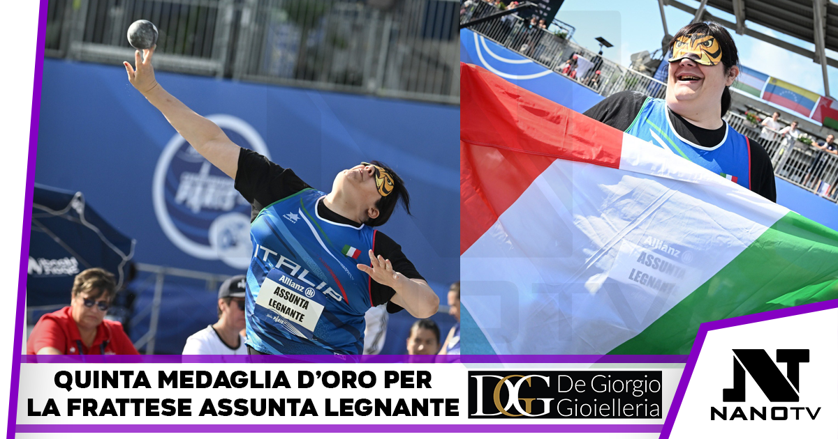 Mondiali: la frattese Assunta Legnante è oro per la quinta volta nel Getto del Peso 