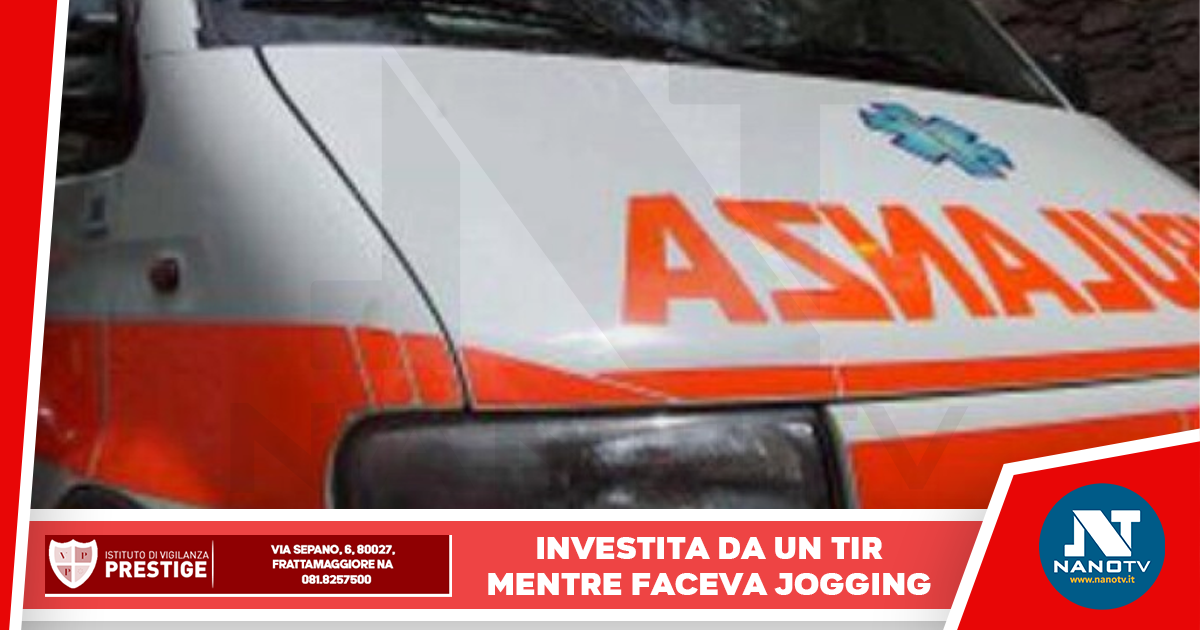 Marigliano: investita da un tir mentre faceva jogging