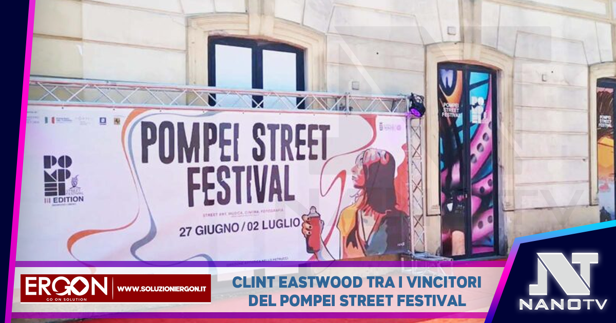 Clint Eastwood tra i vincitori al concorso internazionale corti e docufilm del Pompei Street Festival 2023