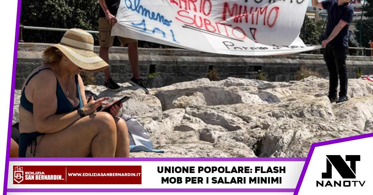Flash Mob: Unione Popolare pro al salario minimo