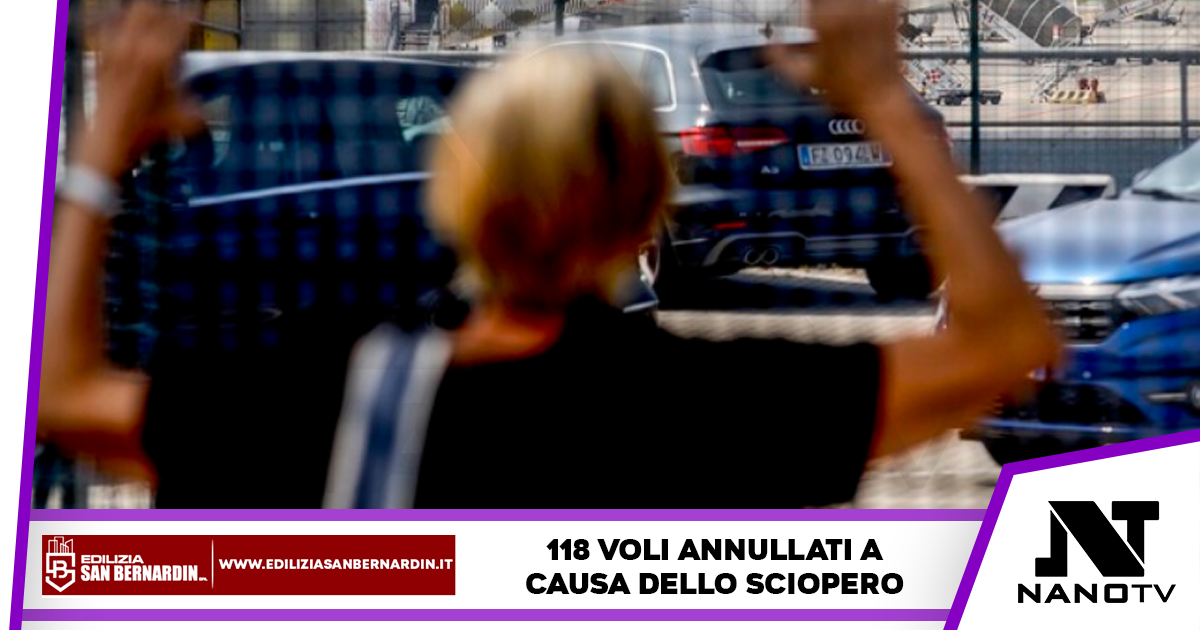 Sciopero dei voli colpisce: 118 voli cancellati a Capodichino