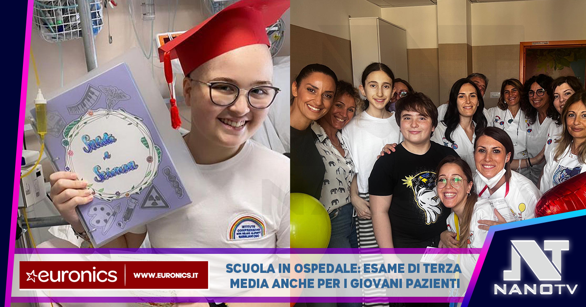Scuola in Ospedale: esame di terza media anche per i giovani pazienti