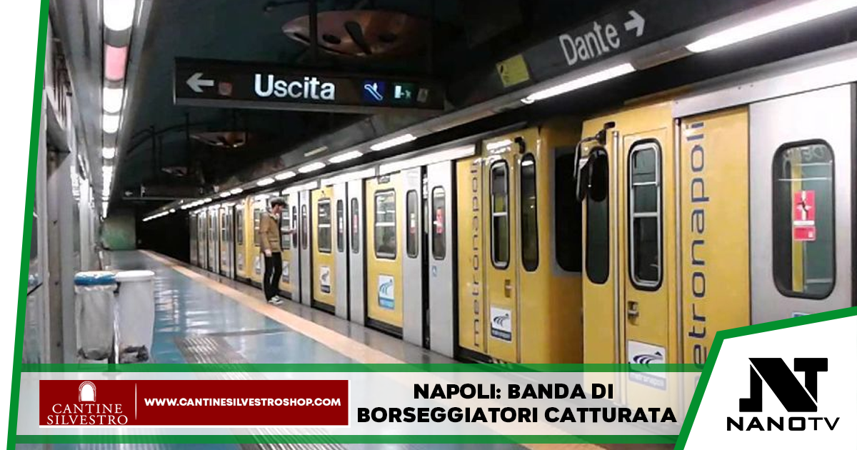 Napoli: banda di borseggiatori catturata