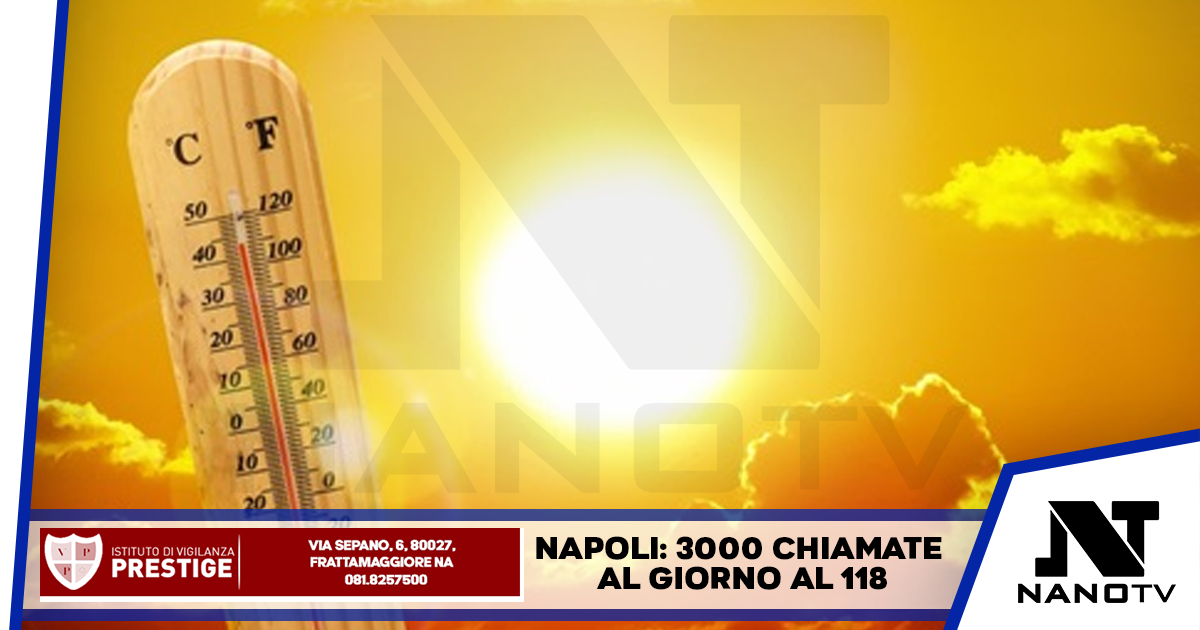 Napoli: 3000 chiamate al giorno al 118
