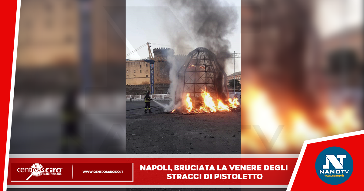 Napoli, bruciata la Venere degli stracci di Pistoletto: si segue la pista dolosa