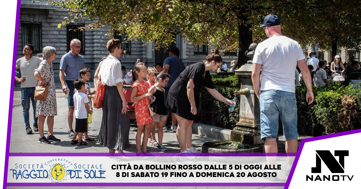 Caldo: sabato e domenica bollino rosso in 8 città: tra queste anche Napoli e la provincia