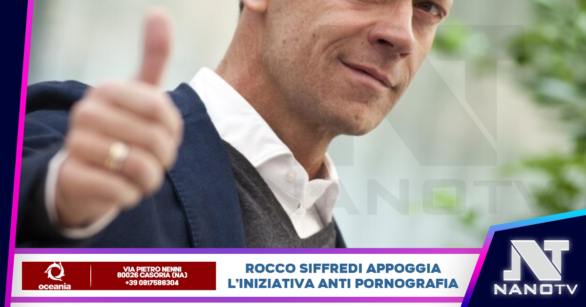 Stop alla pornografia per minori: l’appoggio di Rocco Siffredi