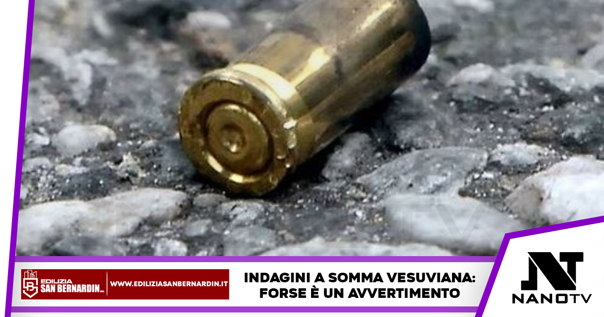 Sono stati esplosi 11 colpi nella notte a Somma Vesuviana