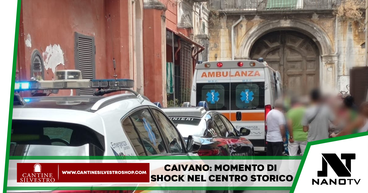 Caivano: momento di shock nel centro storico