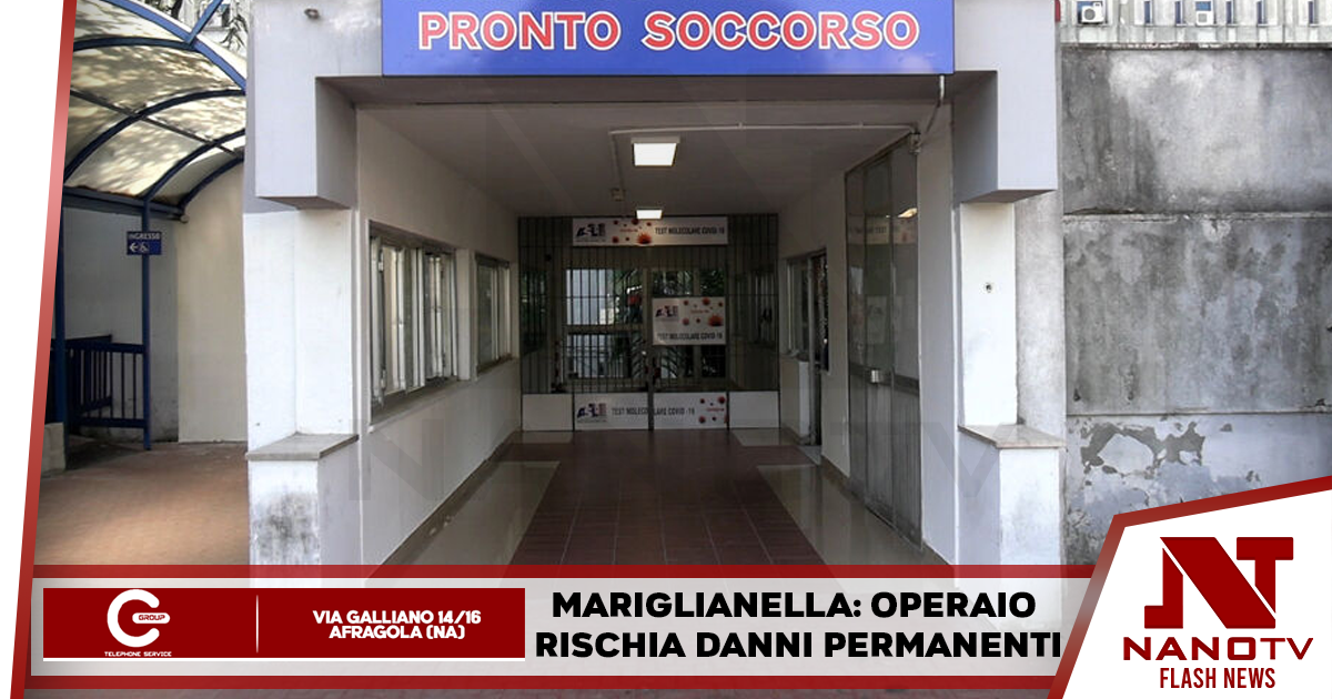 Mariglianella: operaio rischia danni permanenti