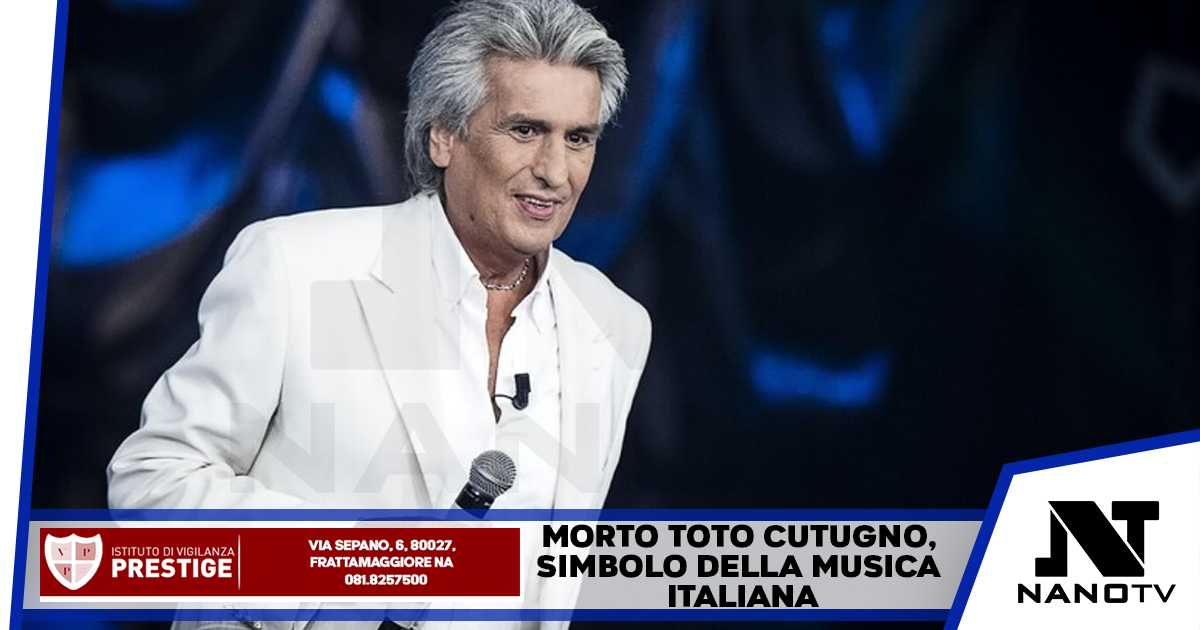 Morto Toto Cutugno, simbolo della musica italiana