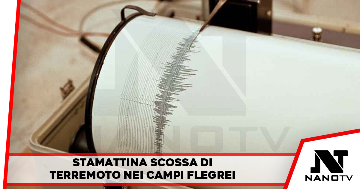 Stamattina scossa di terremoto nei Campi Flegrei