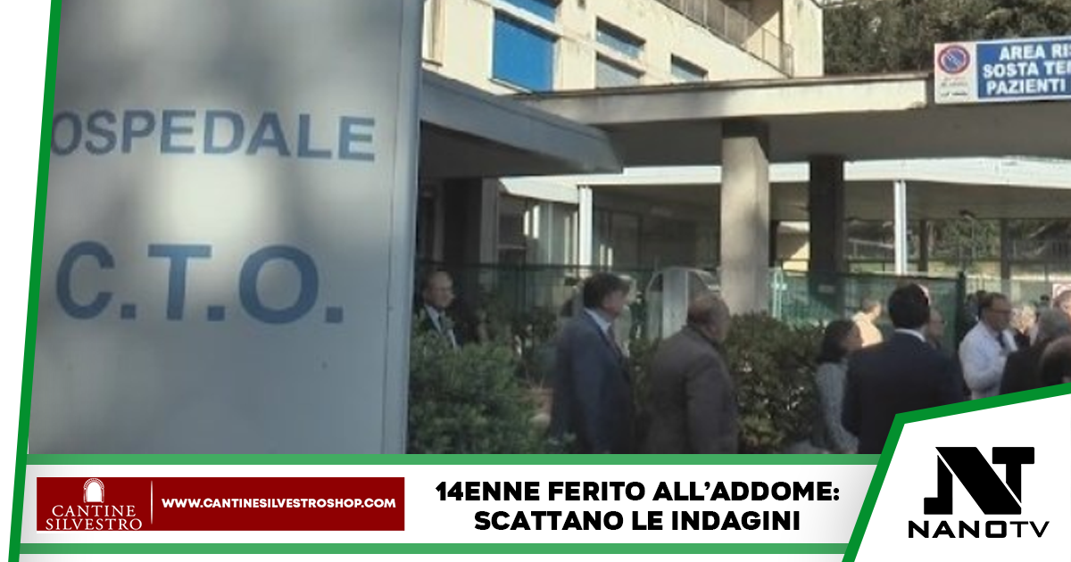 Ragazzo di 14 anni ferito all’addome: indagini in corso da parte dei Carabinieri