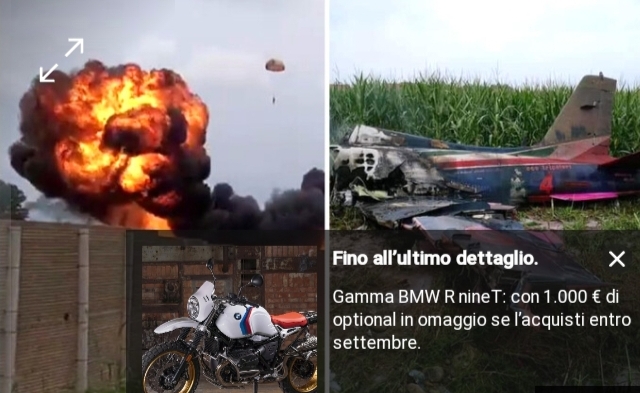 Cade un aereo frecce tricolori a Caselle pilota illeso muore una bambina