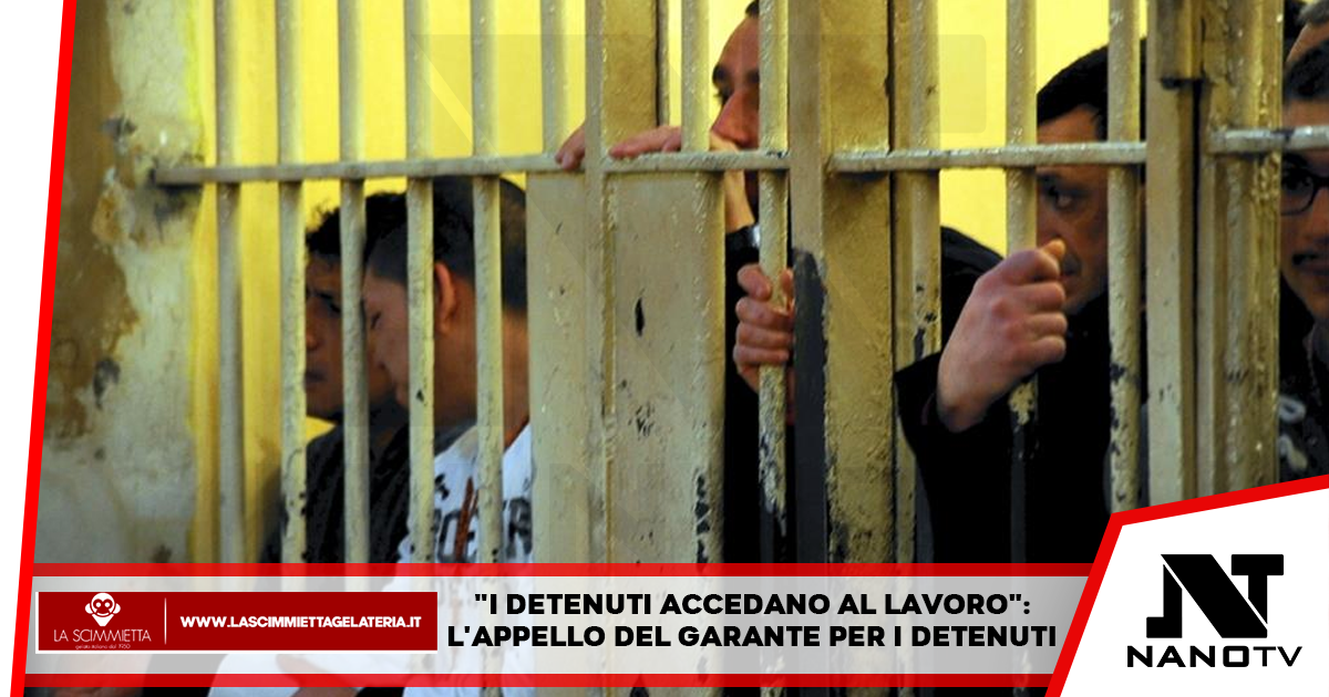 “I detenuti accedano al lavoro”: l’appello del garante per i detenuti