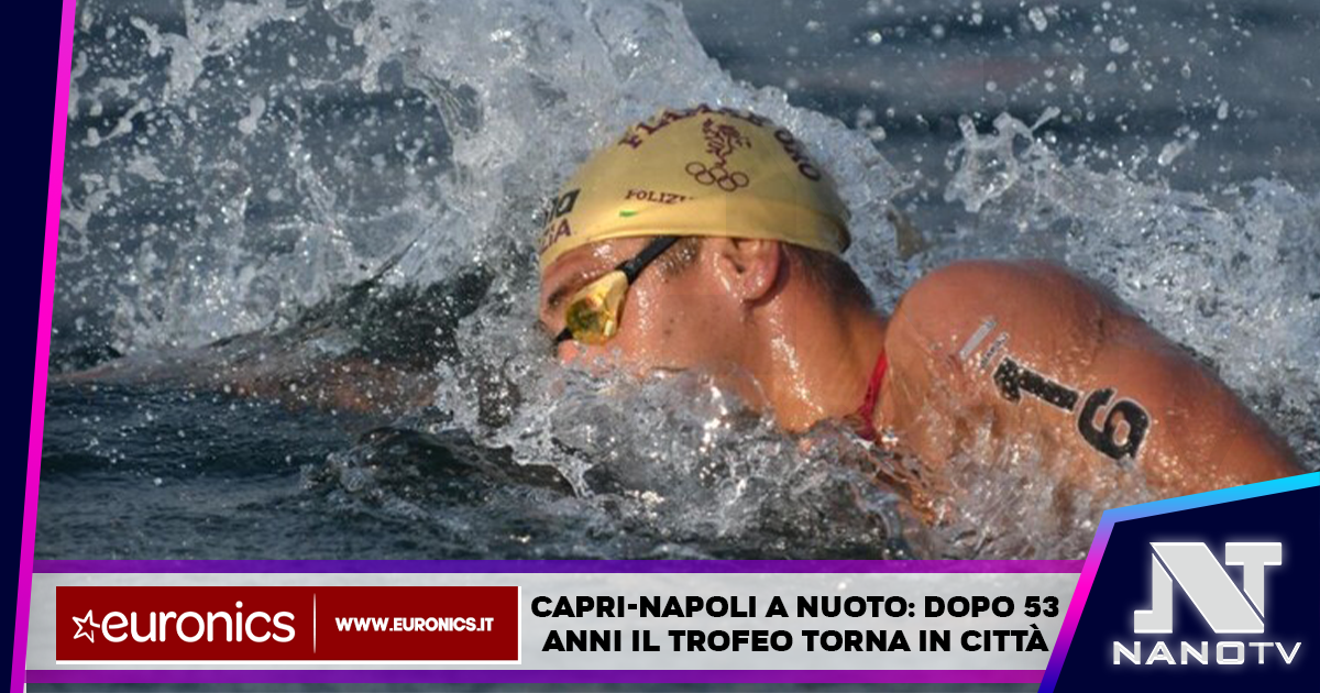 Napoli: dopo 53 anni il trofeo della gara di nuoto Capri-Napoli torna in città, vince un napoletano