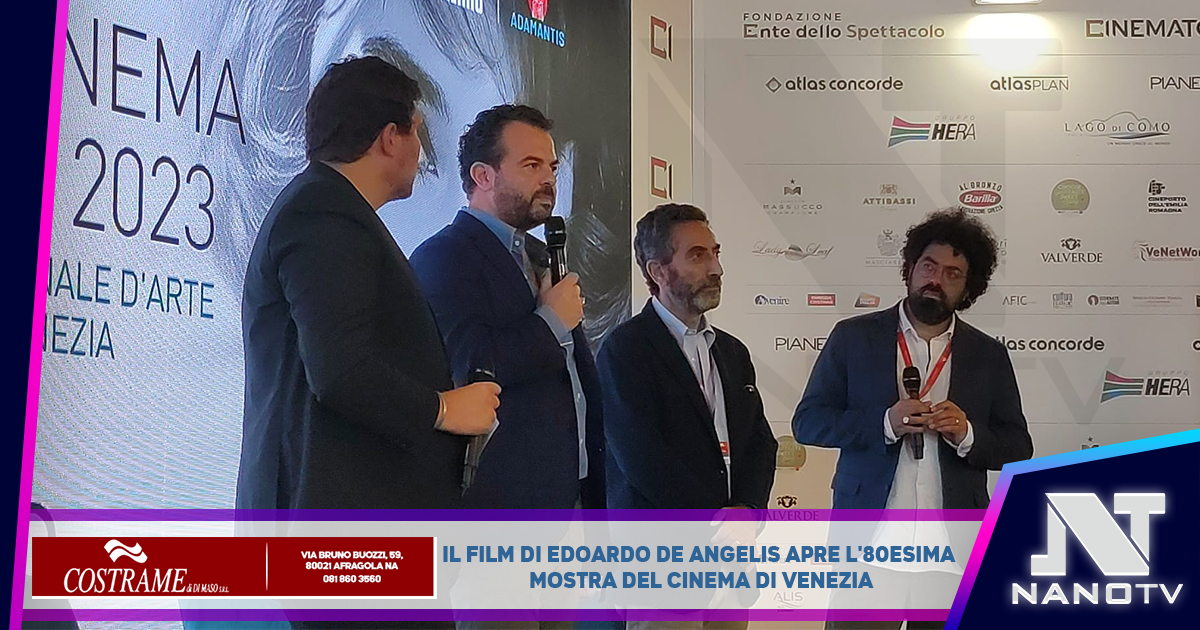 80esima mostra del cinema di Venezia: Edoardo De Angelis vince il premio Campania 2023