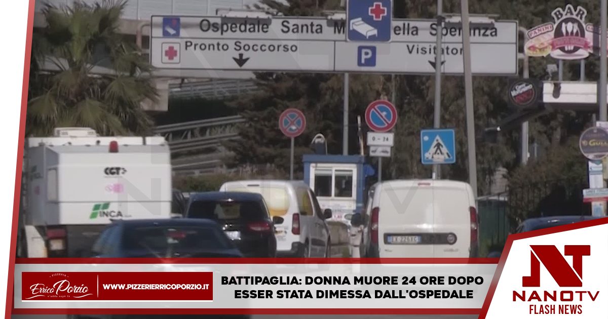 Battipaglia: donna muore 24 ore dopo esser stata dimessa dall’ospedale