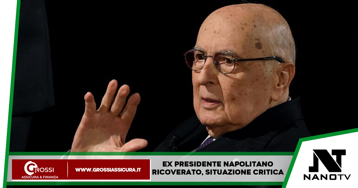 Roma: Ore di ansia per Giorgio Napolitano, situazione critica, si aggravano le sue condizioni di salute